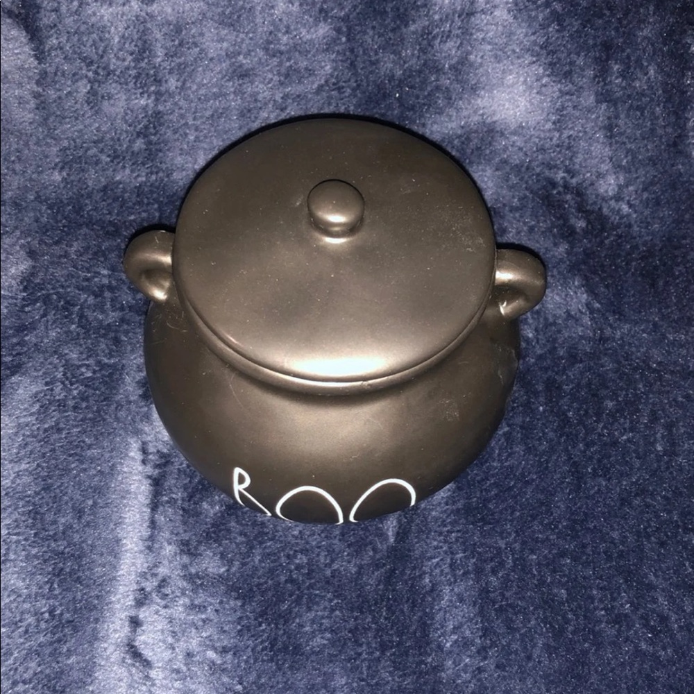 ❌SOLD❌HTF Rae Dunn mini Boo cauldron - Picture 2 of 3